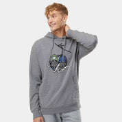 Hanging with my Gnomies Midweight Hoodie - Grey