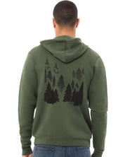 Into the Evergreen Zip Up Hoodie