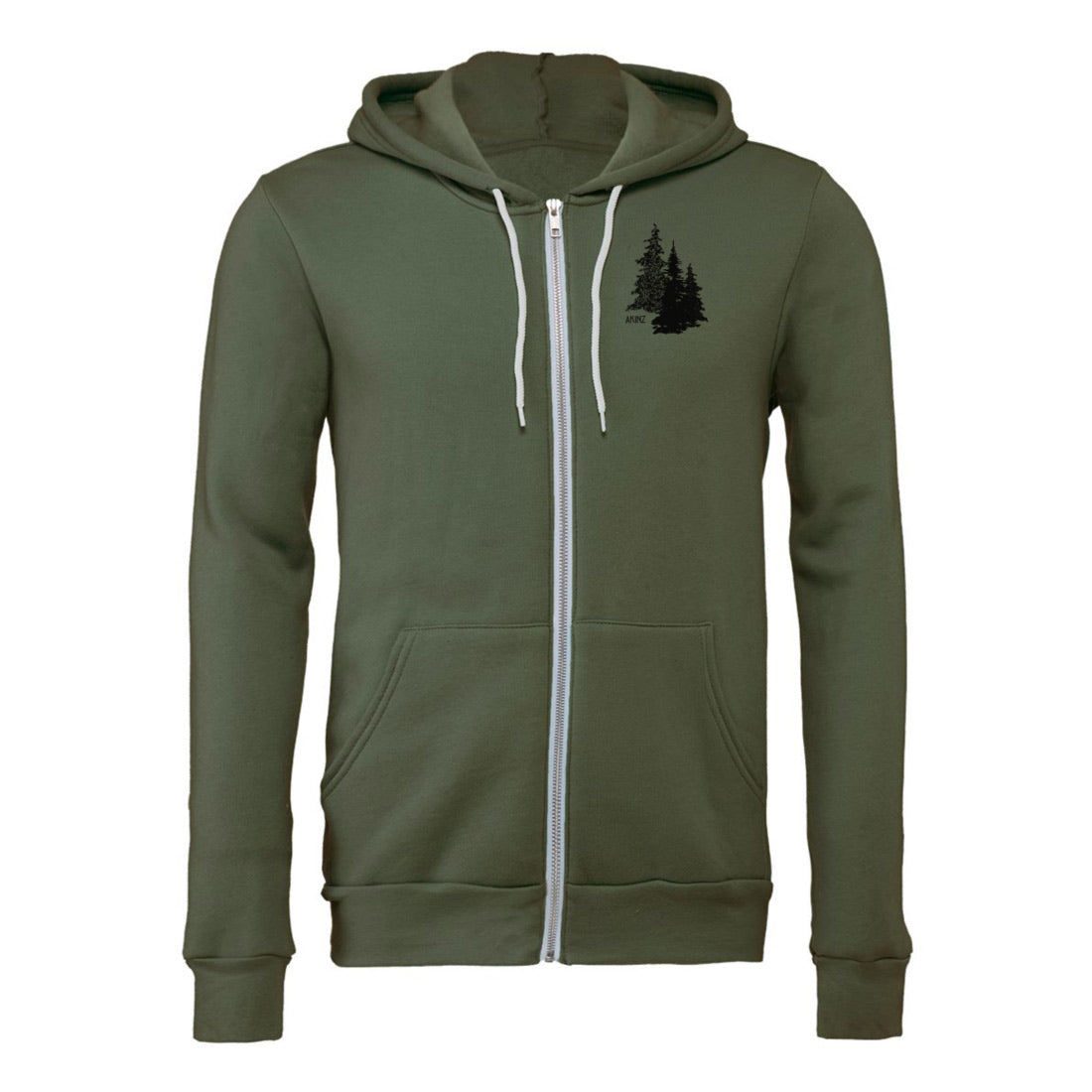 Into the Evergreen Zip Up Hoodie