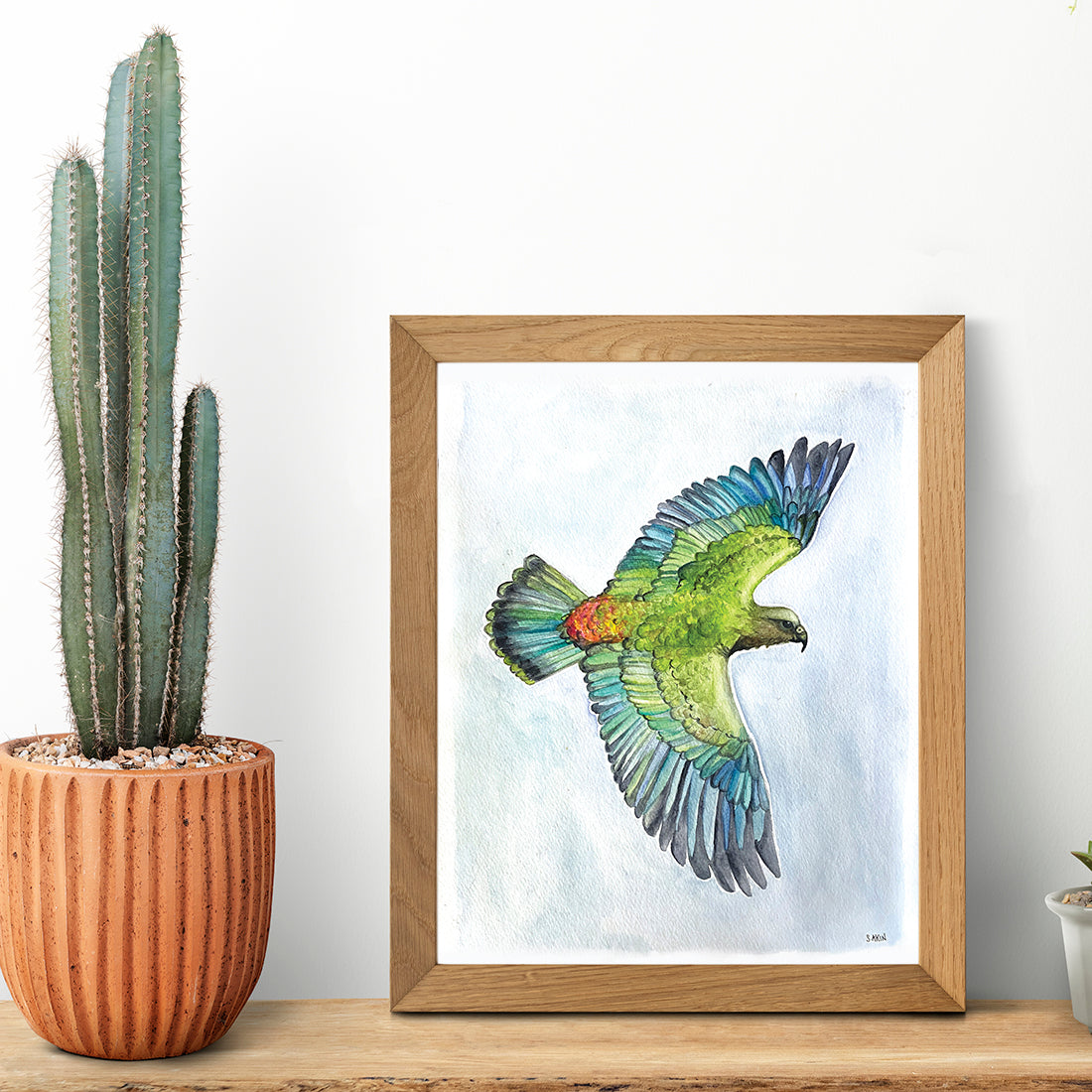 Alpine Parrot Art Print - 8" x 10"