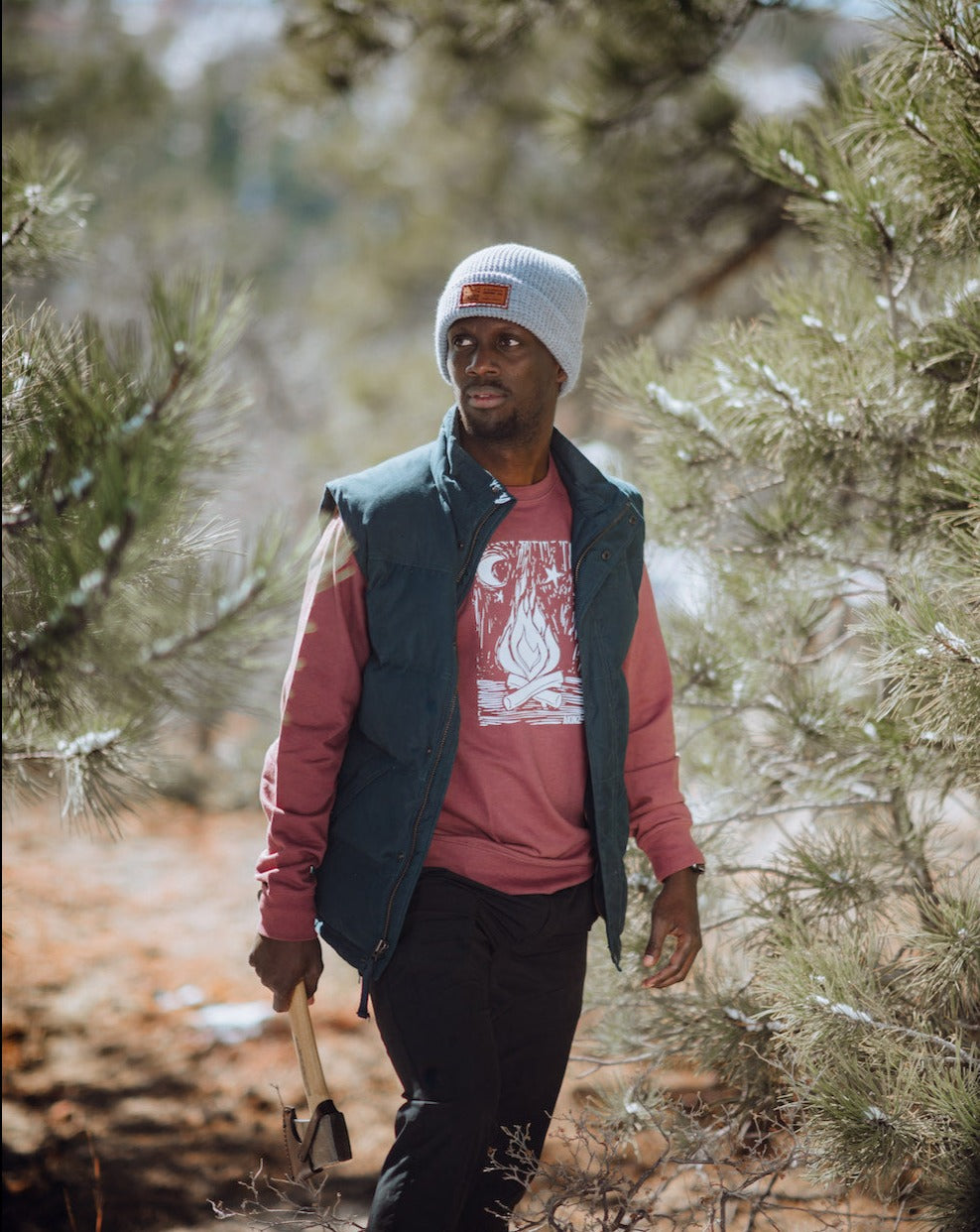 Maroon Campfire Sweatshirt