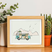 Views Cruise Art Print - 8" x 10"