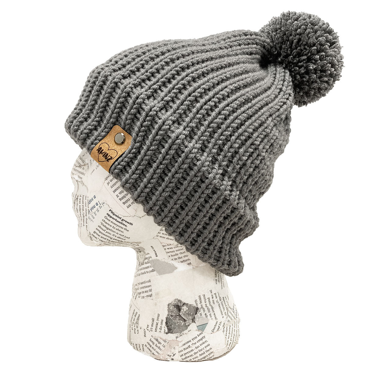 Apex Heart Pom Beanie