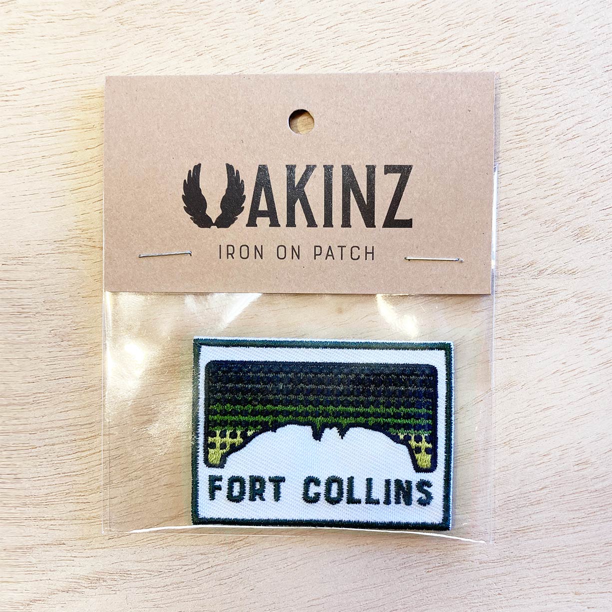 Fort Collins Sunset Iron-On Patch