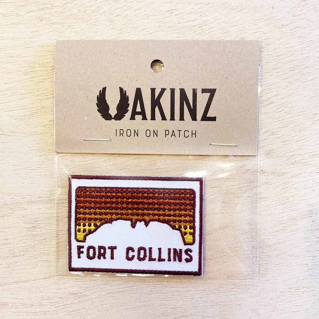 Fort Collins Sunset Iron-On Patch