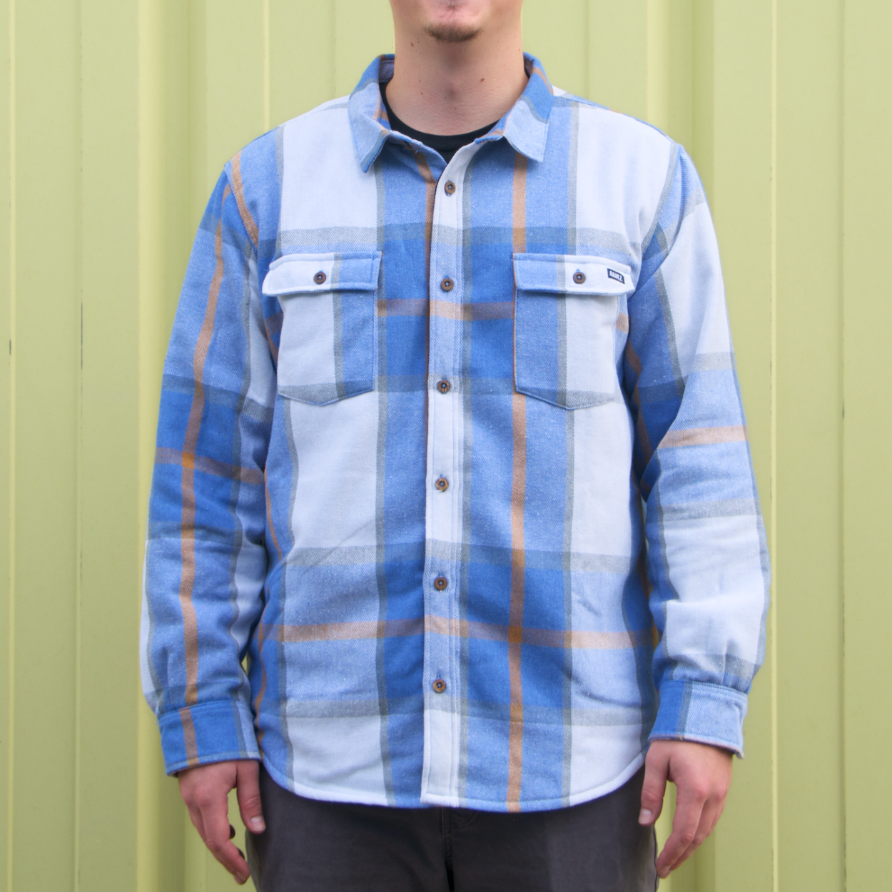 Quilted Flannel Jacket Snow Melt Akinz