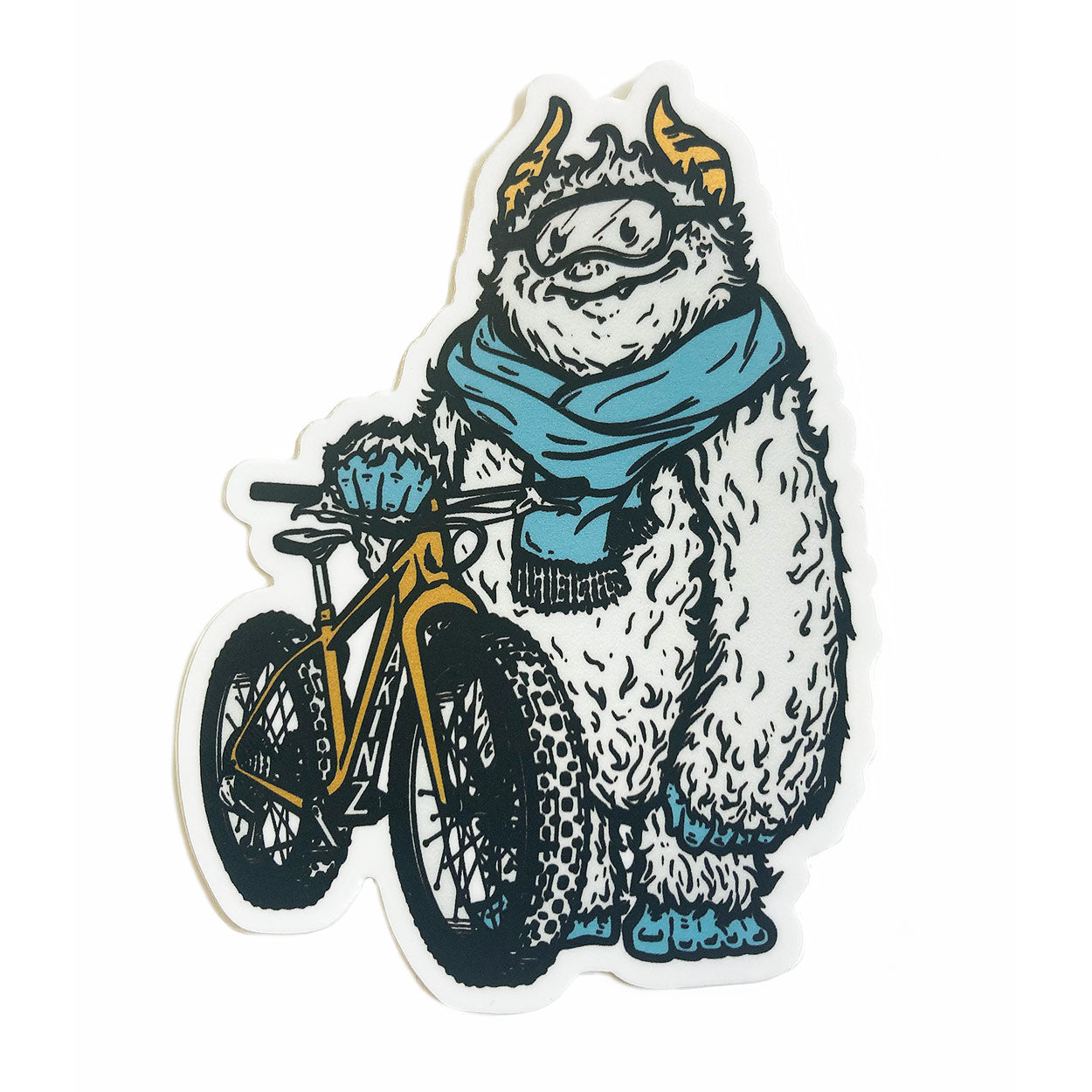 Snow Tracks Yeti Sticker