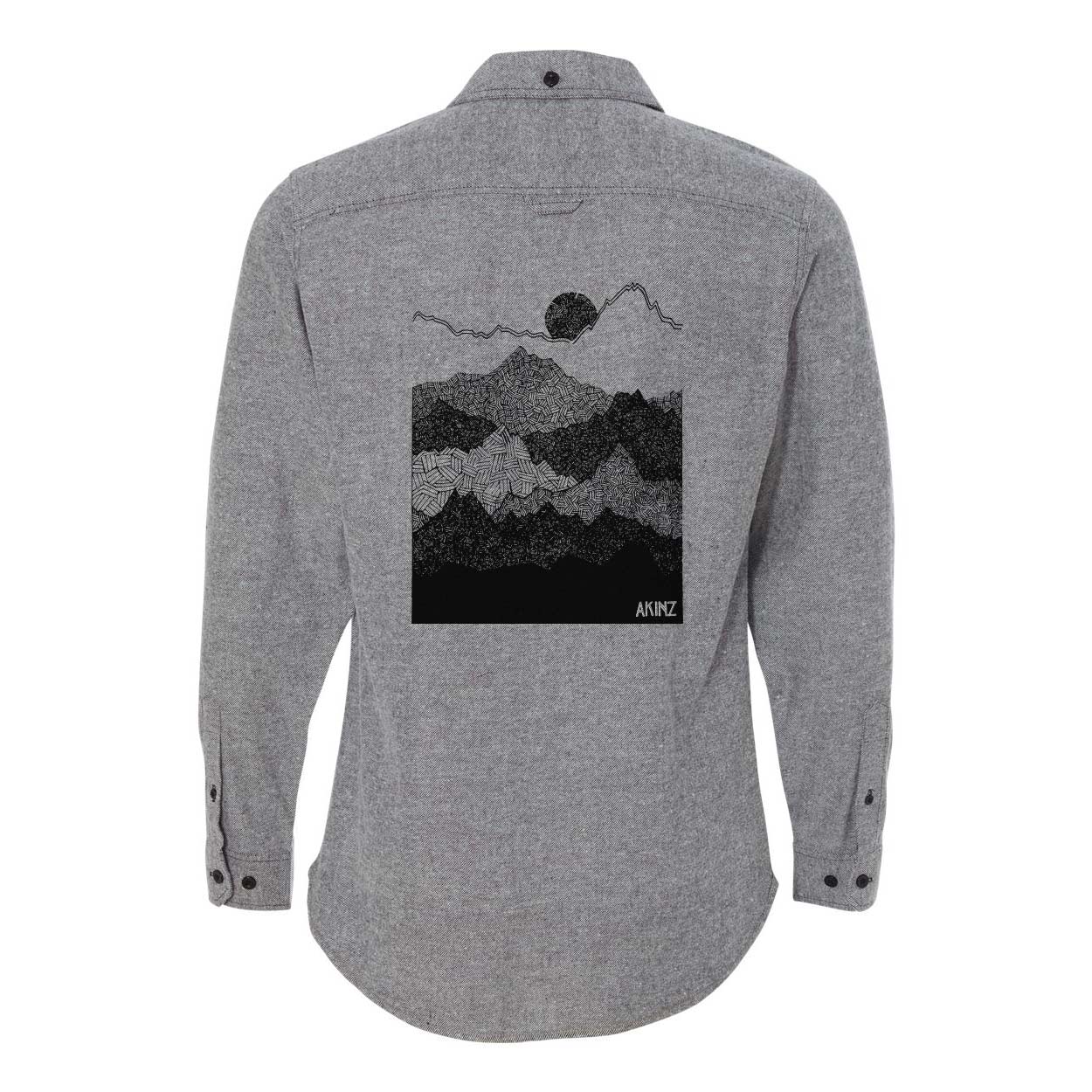 Ascend Mountains Flannel