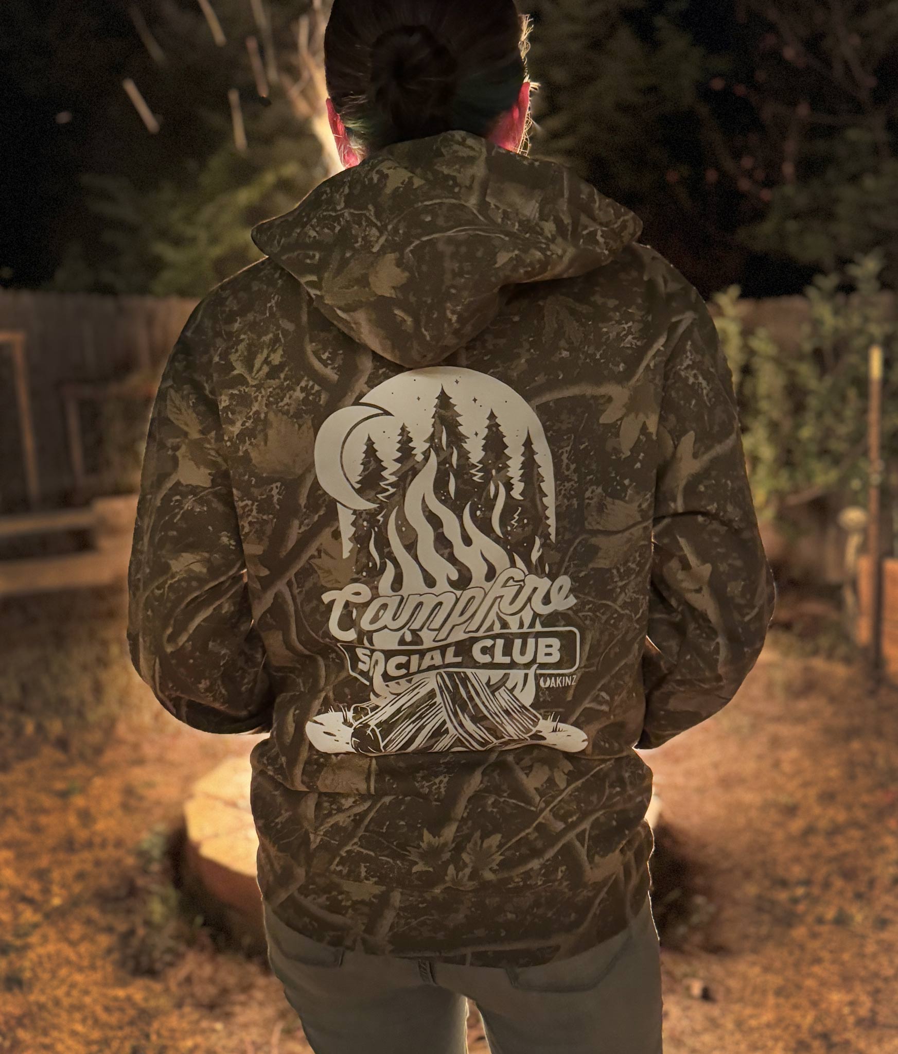 Campfire Social Club Camo Heavyweight Hoodie