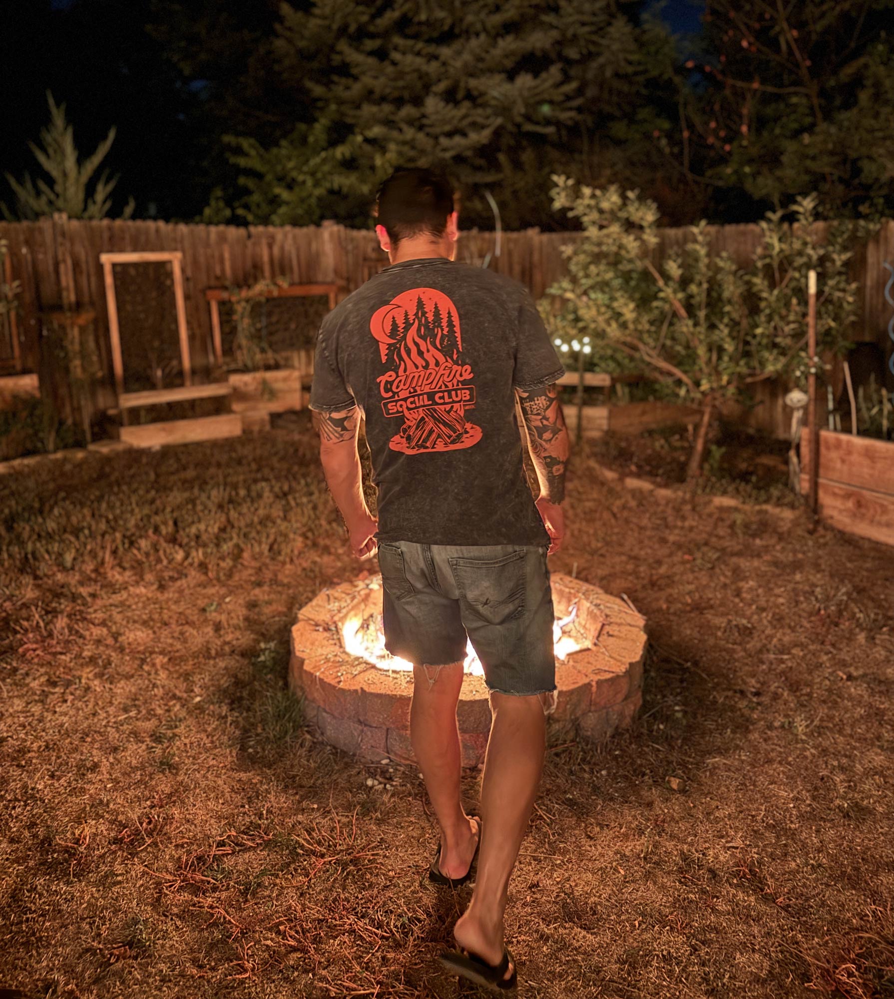 Campfire Social Club Stonewash Tee