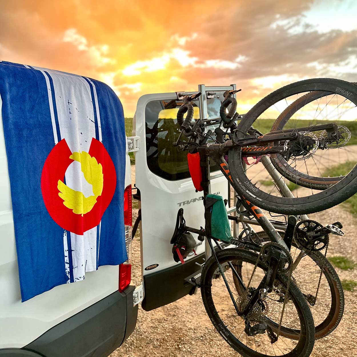 Beach Towel: Colorado Flag