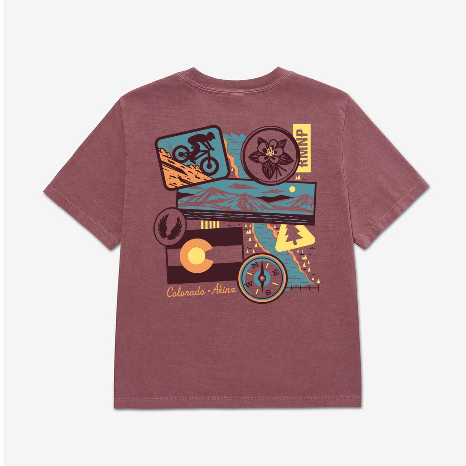 Colorado Field Notes Womens Boxy Tee