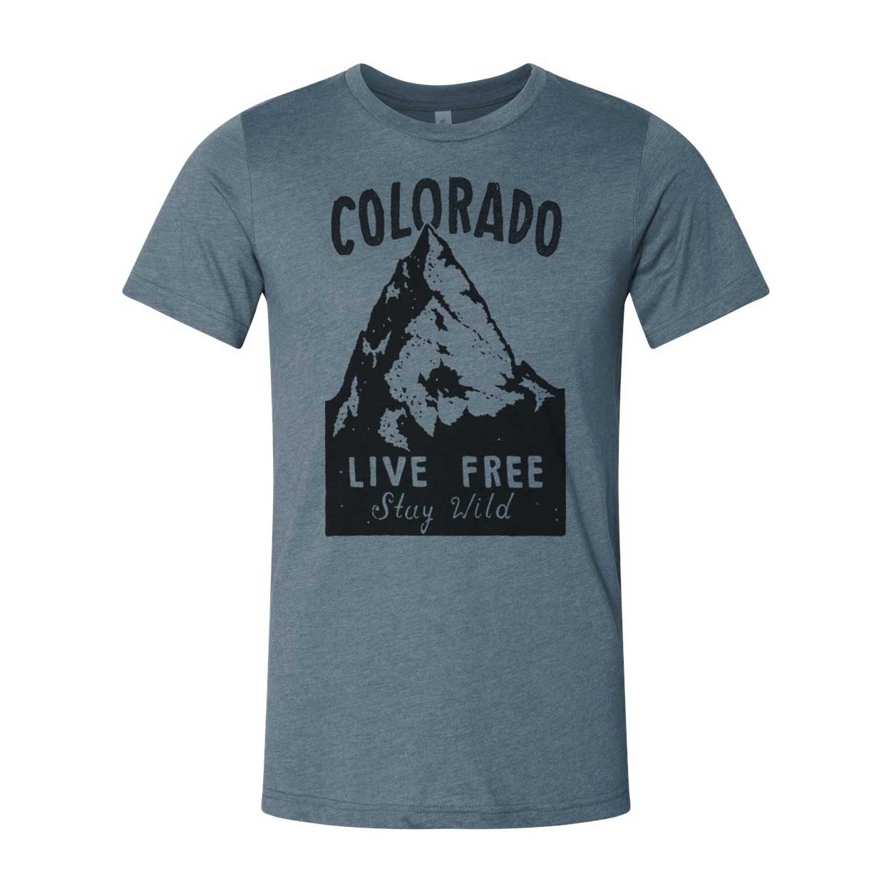 Colorado Live Free Stay Wild Tee
