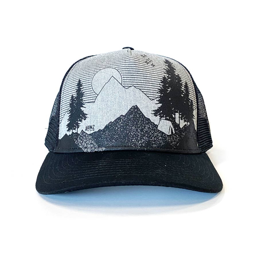 Five Star View Hat - Heather Gray