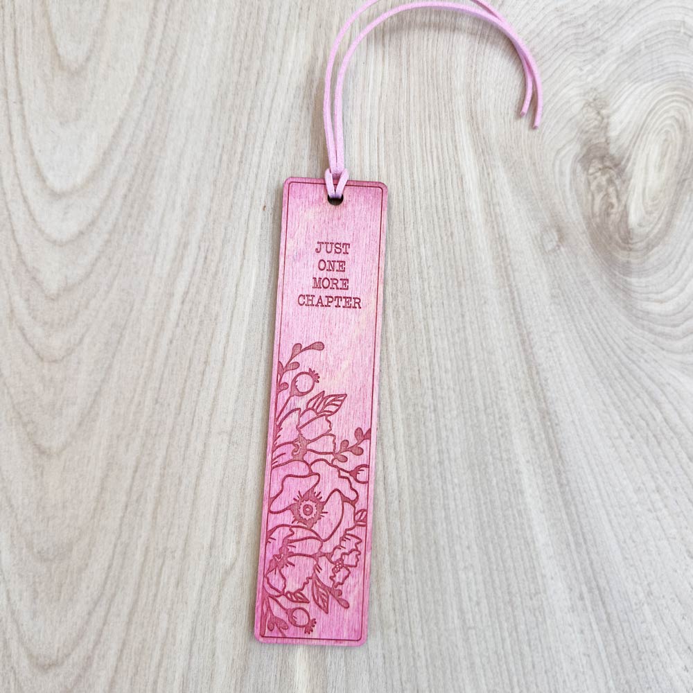 Floral Wood Bookmarks