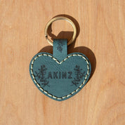 Mom Heart Keychain