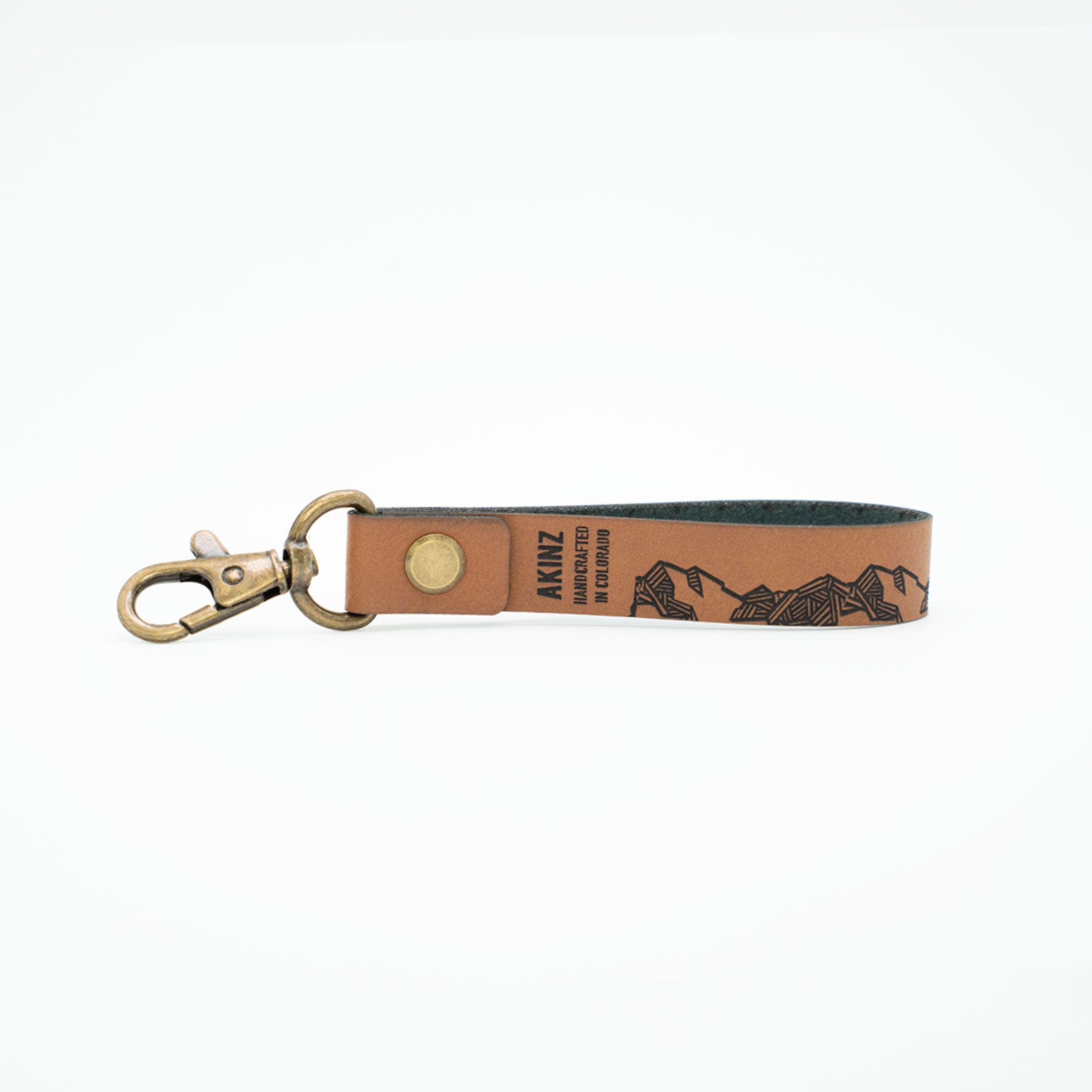 Mountain Faux Leather Keychain – Akinz