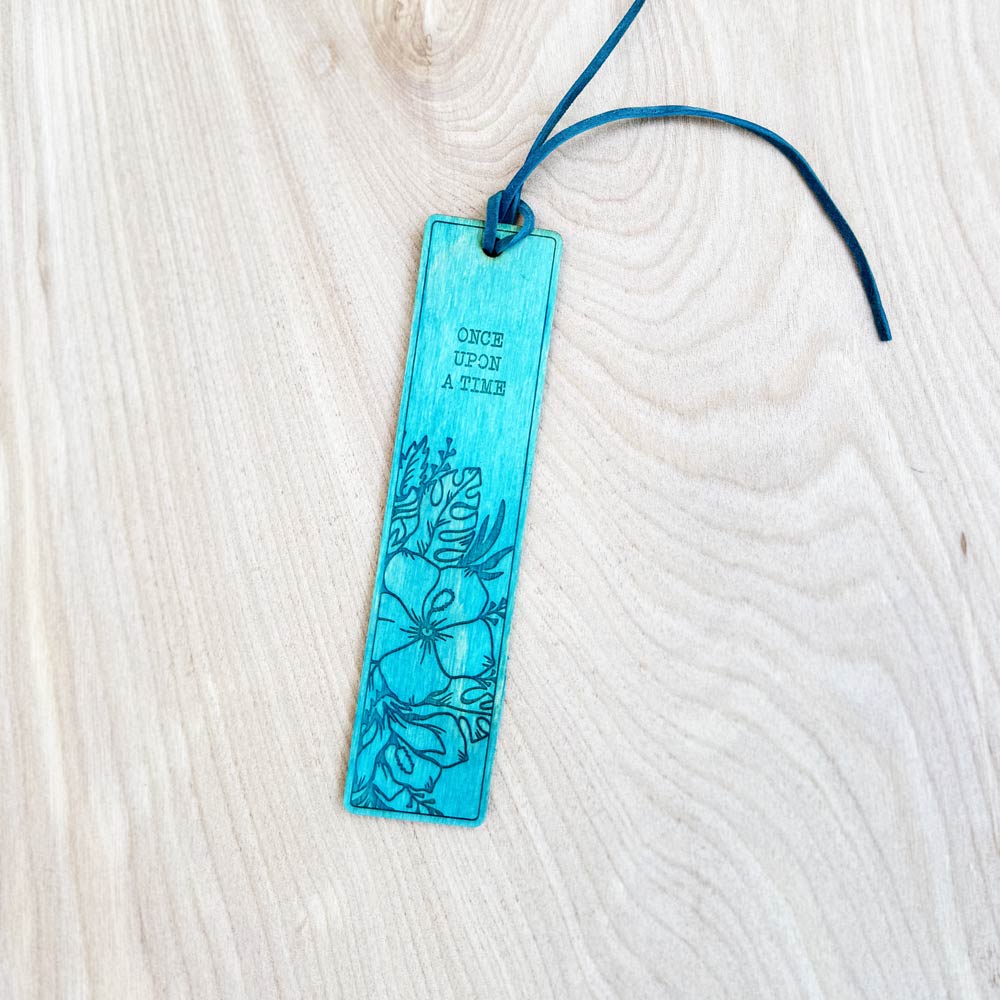 Floral Wood Bookmarks