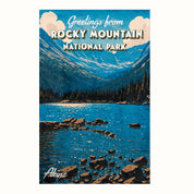 Beach Towel: Greetings From Rocky Mountain