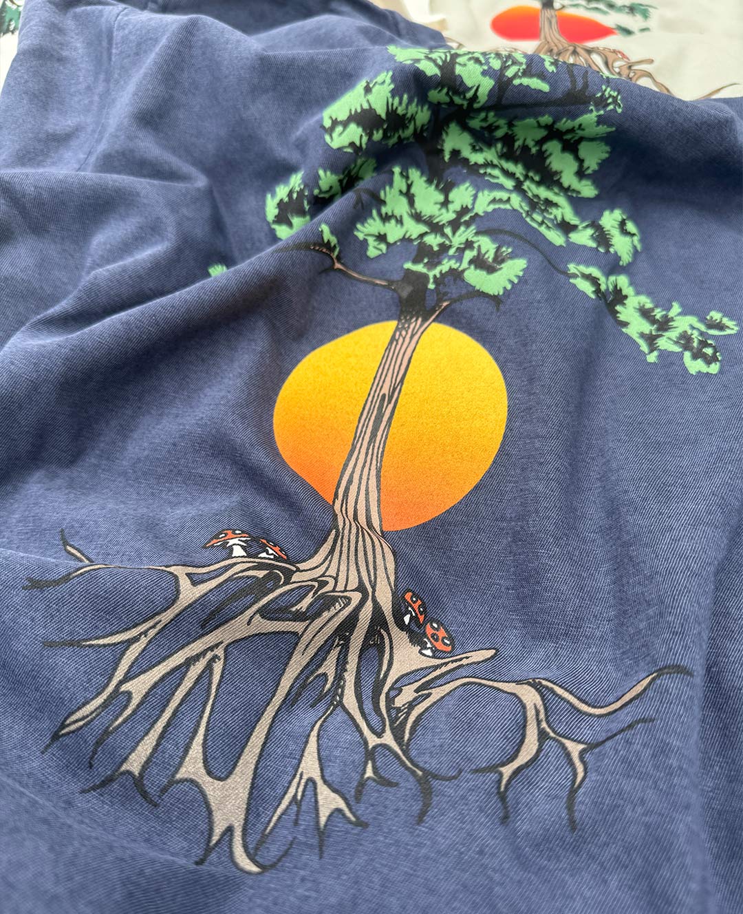 Roots Tree Tee - Vintage Navy
