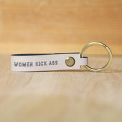 Women Kick Ass Keychain