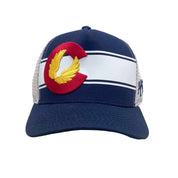 KIDS Colorado Flag Hat - Twilight Blue