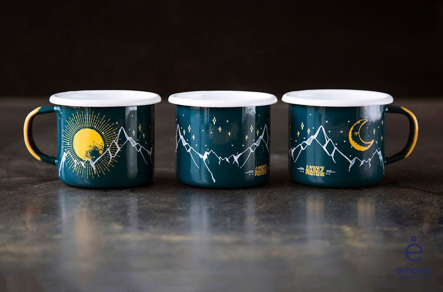 Mountain Views Enamel Camp Mug – Akinz