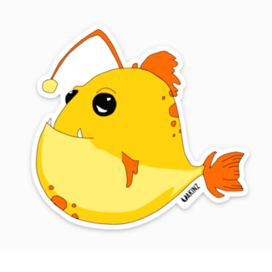 anglerfish cute sticker