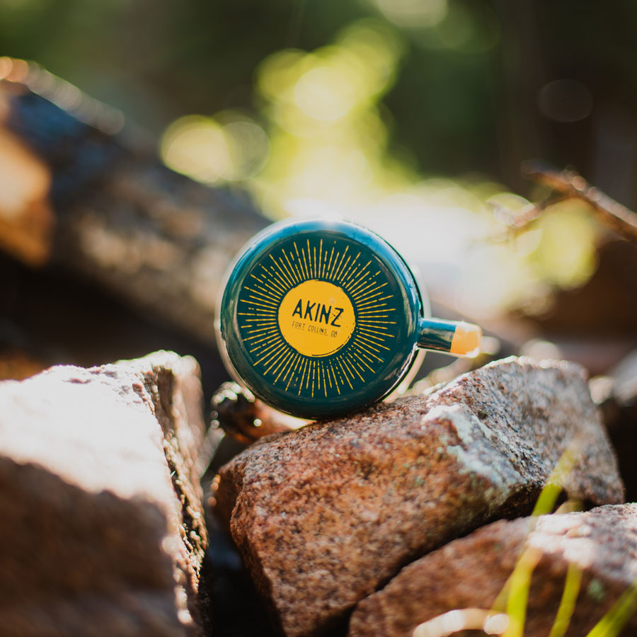 Mountain Views Enamel Camp Mug – Akinz