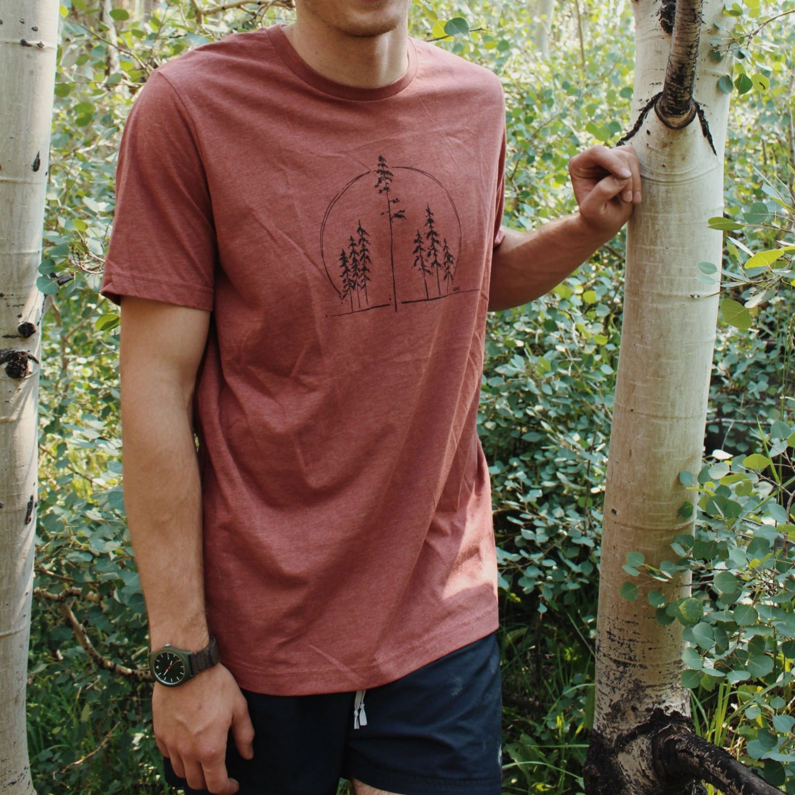 Speak for the Trees Tee - Rust