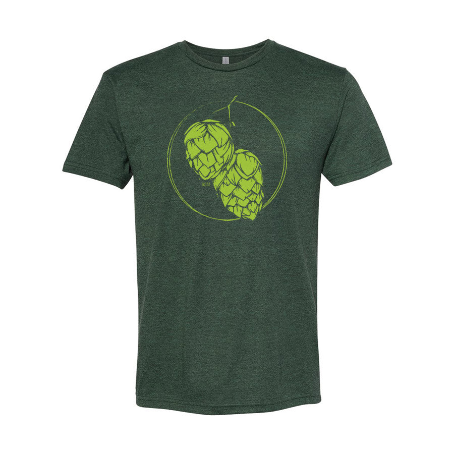 Green hops t shirt