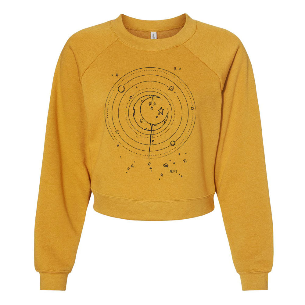 Fly Me to the Moon Cropped Sweatshirt