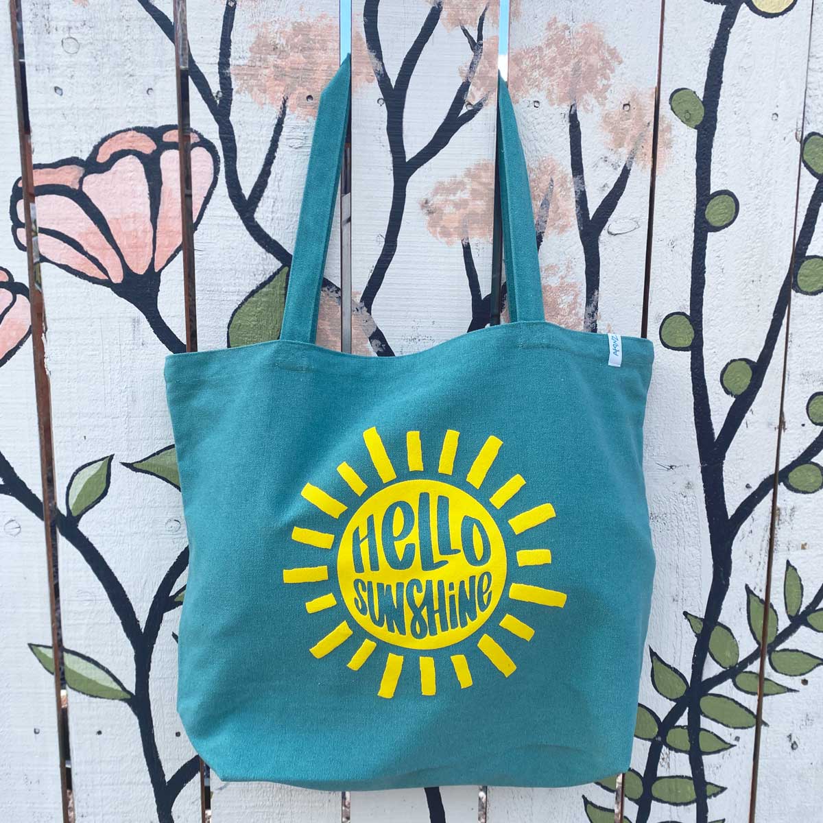 Hello Sunshine Premium Canvas Tote Bag