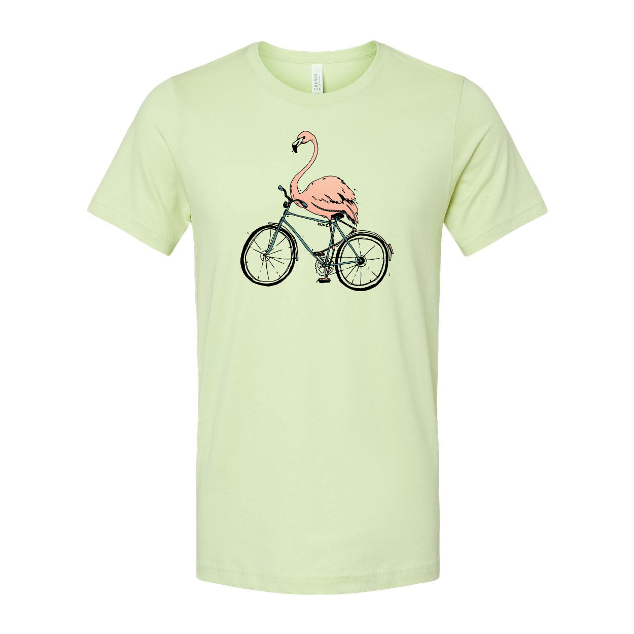 ride-my-bike-with-no-handlebars-flamingo-spring-green-tee.jpg