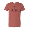 rust red trees t-shirt