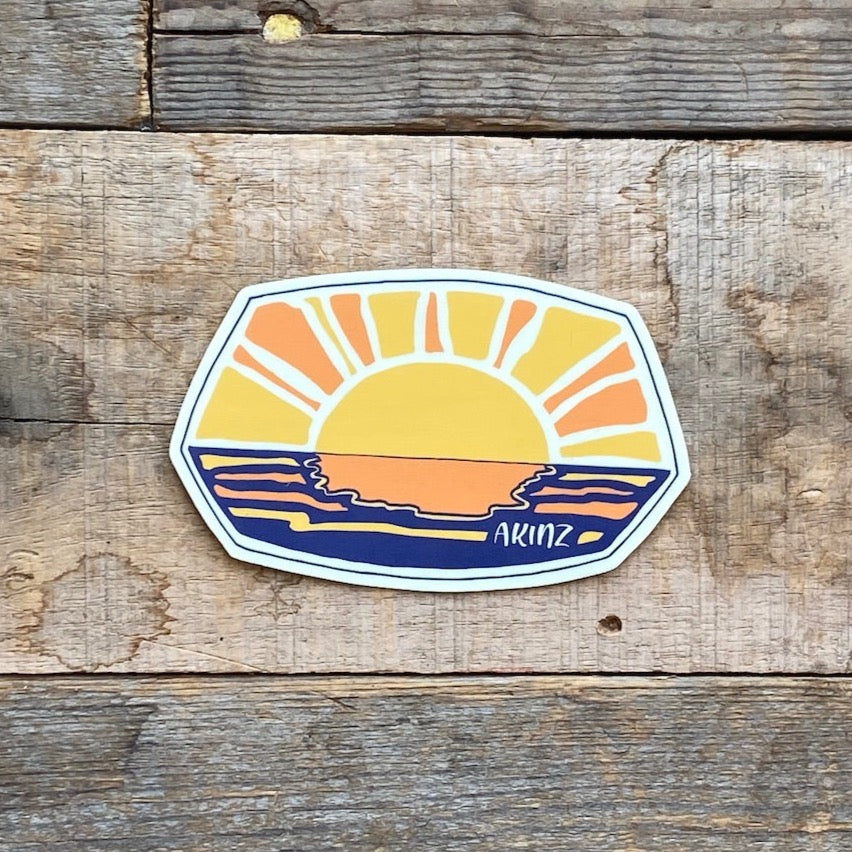 sun seeker cute sticker